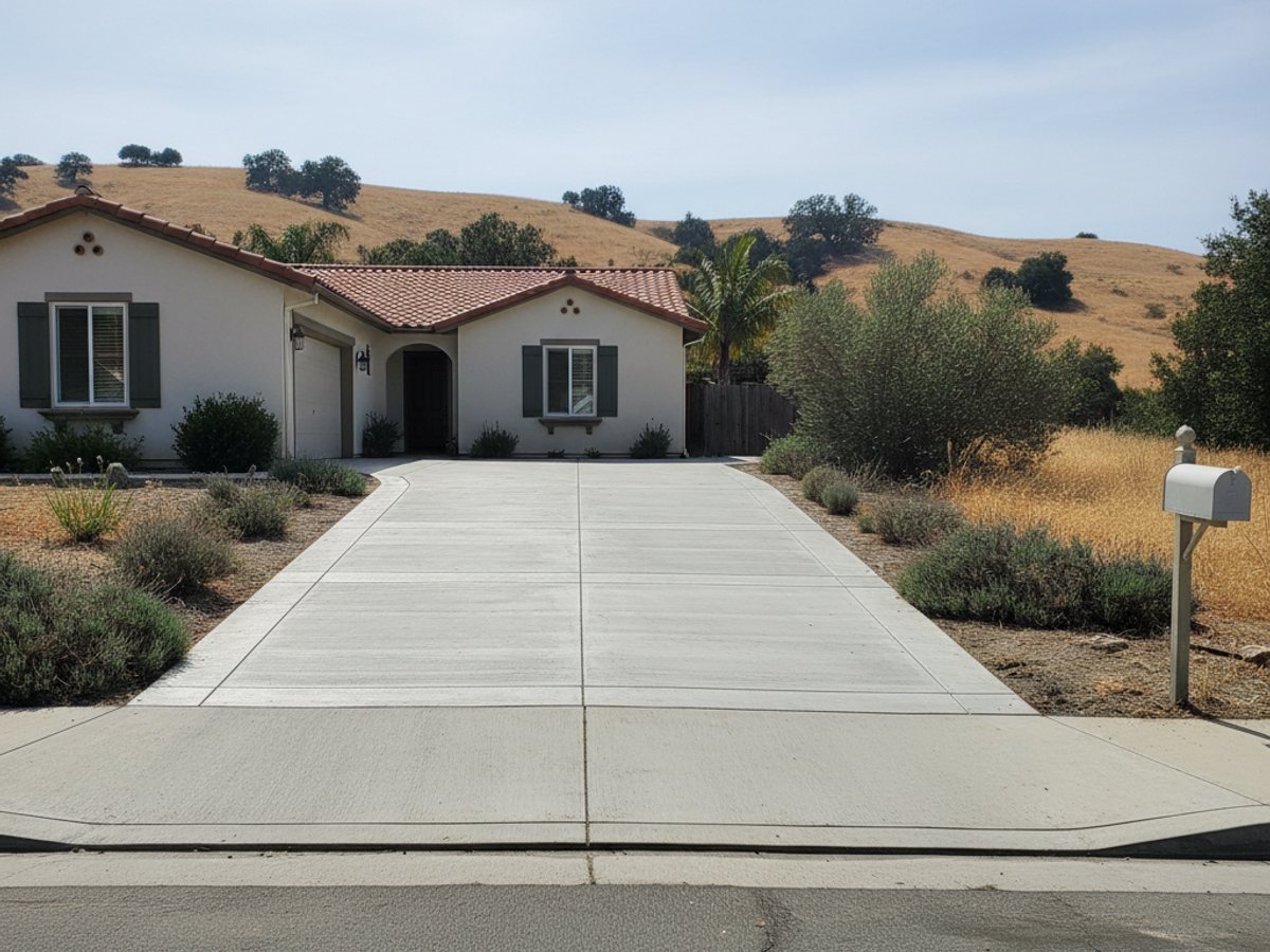 Concrete Driveways completed by Neighborly Concrete Solutions in Redwood City, CA